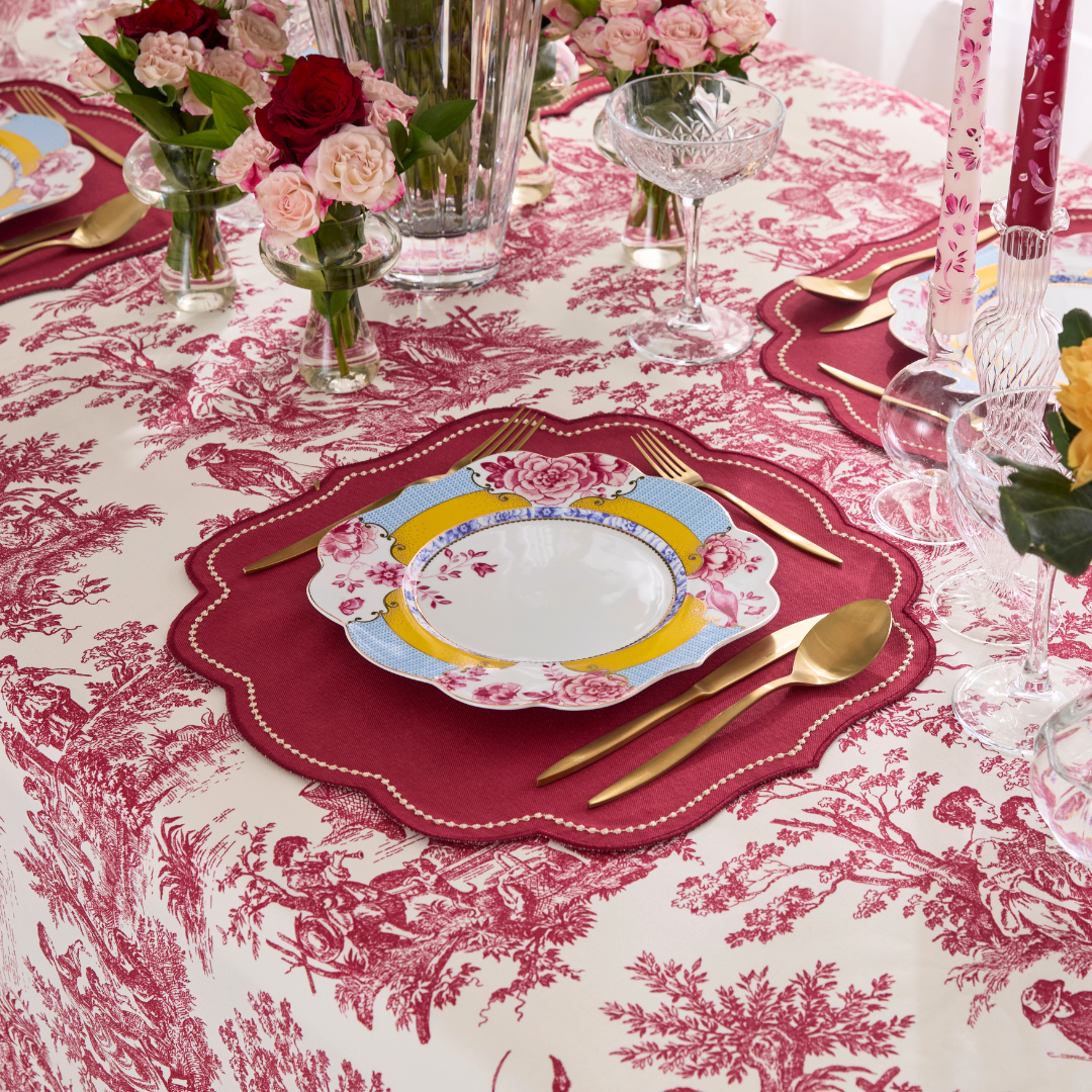 ROYAL PLACEMATS BURQUNDY (SET OF 4)