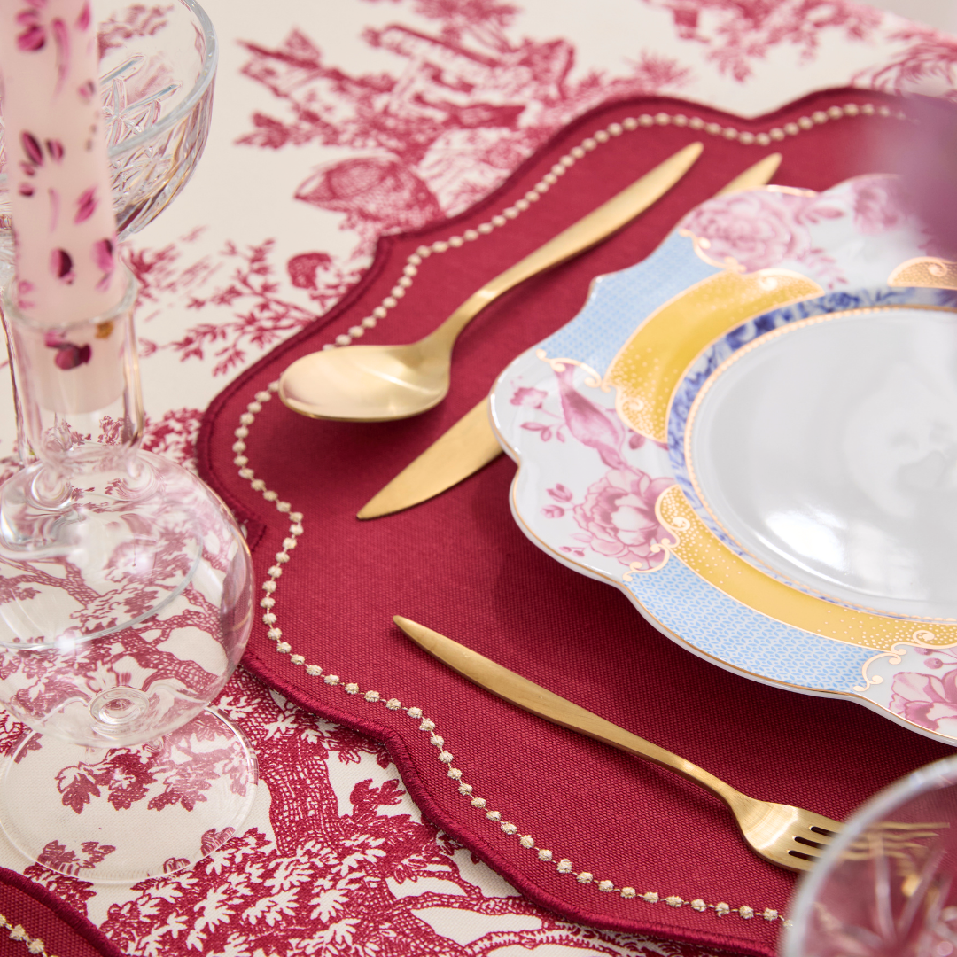 ROYAL PLACEMATS BURQUNDY (SET OF 4)
