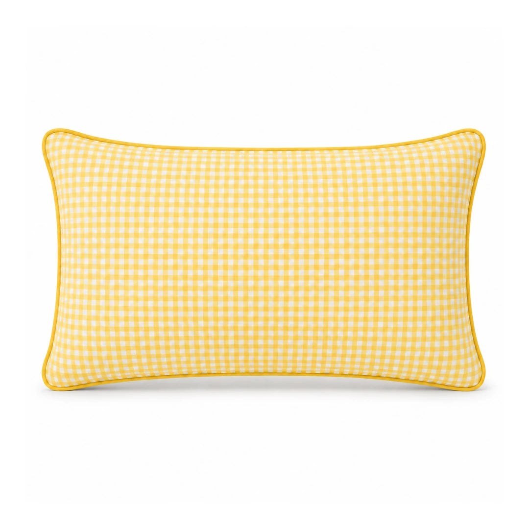 Yellow Pitikare Cushion Cover