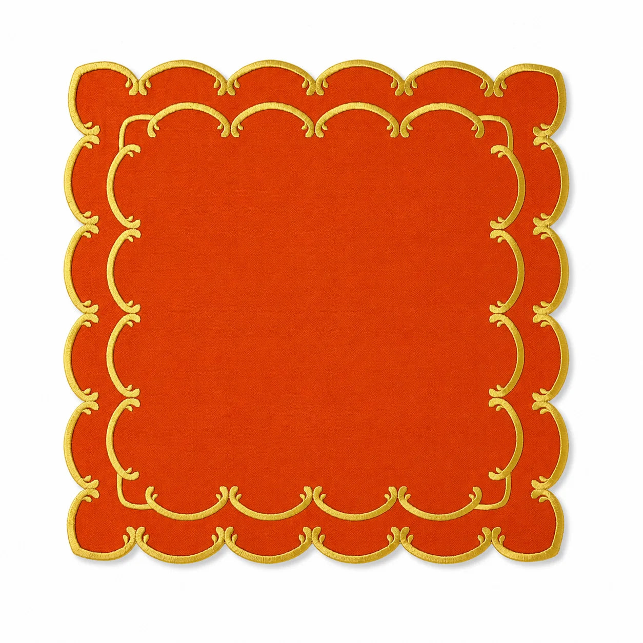 HELENA NAPKINS ORANGE (SET OF 4)