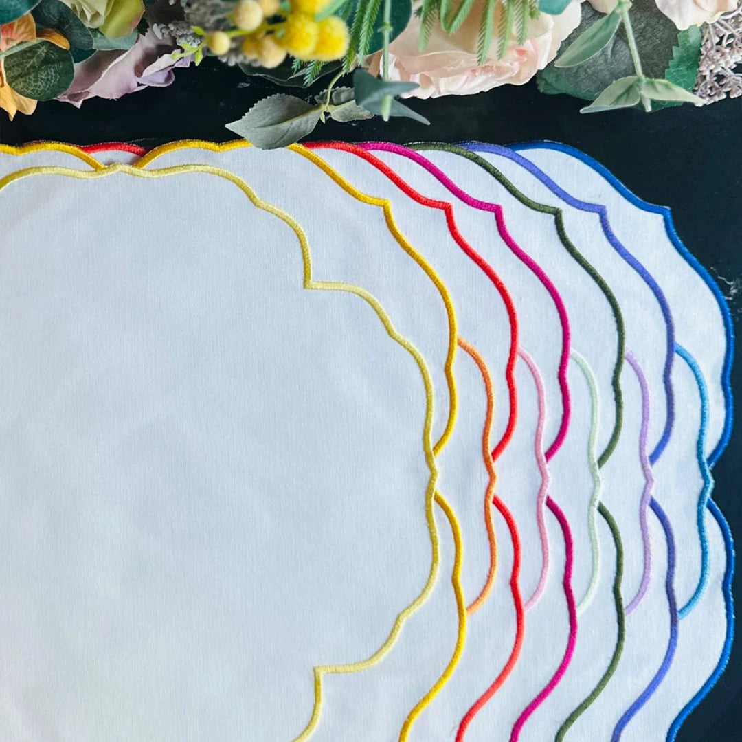 MIXED-COLOR SERENA PLACEMATS (SET OF 6)
