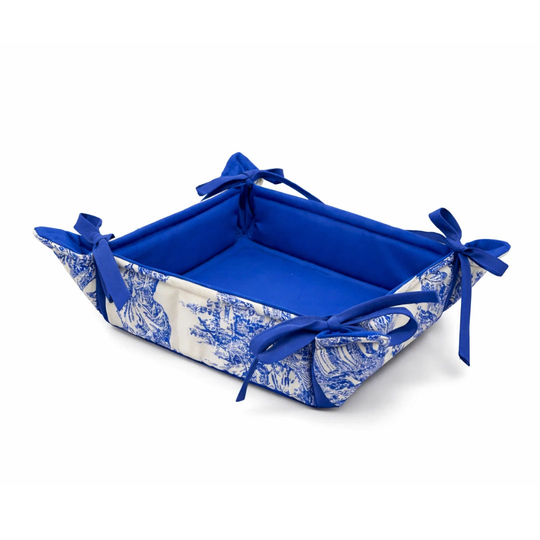 TOILE DE JOUY BREAD BASKET BLUE