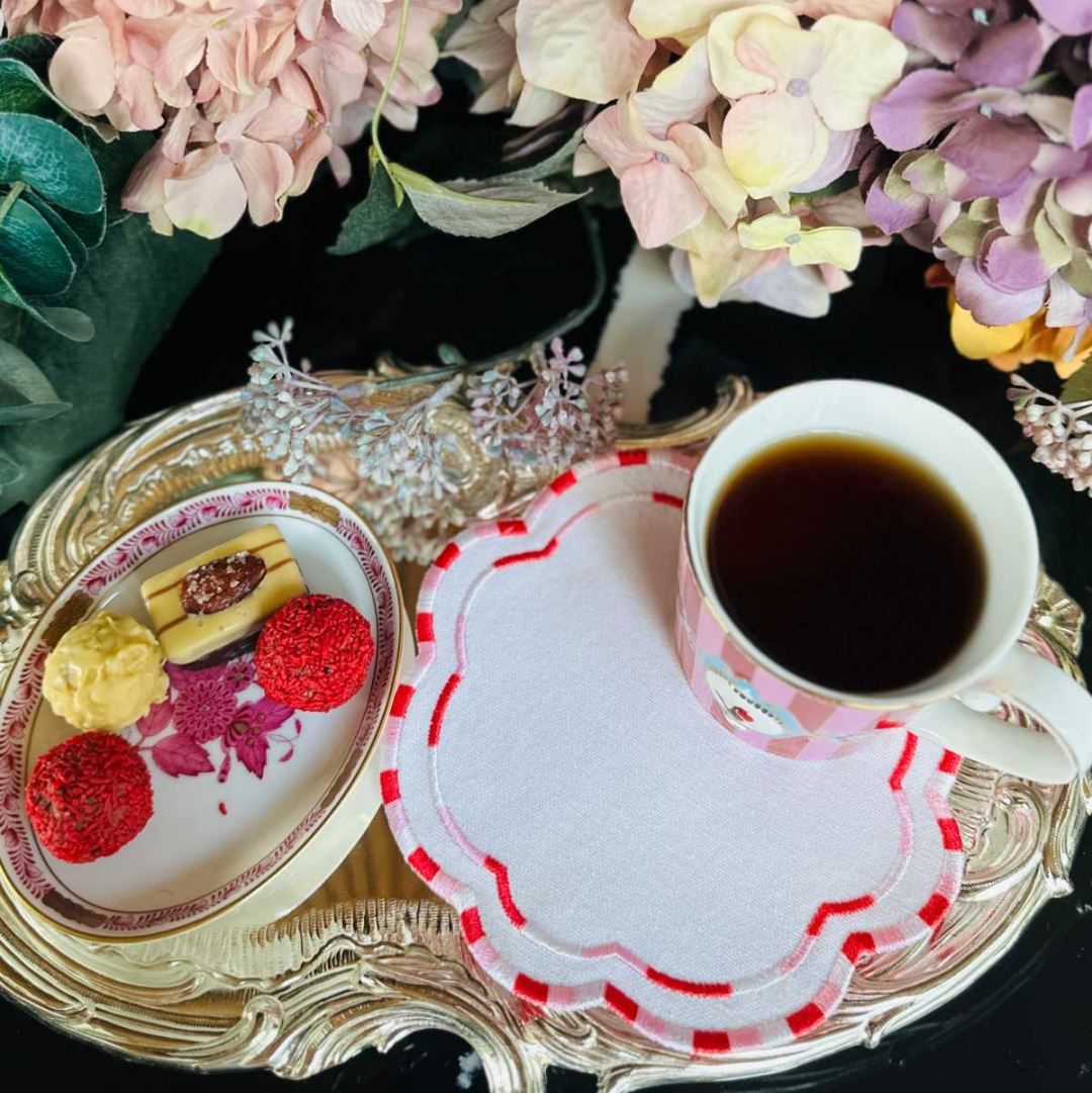 PIP STUDIO STYLE COCKTAIL NAPKINS RED (SET OF 4)