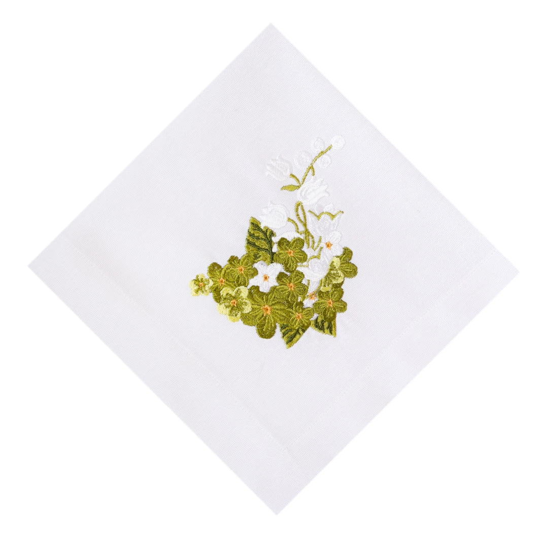 HYDRANGEA DINNER NAPKIN GREEN (SET OF 4)