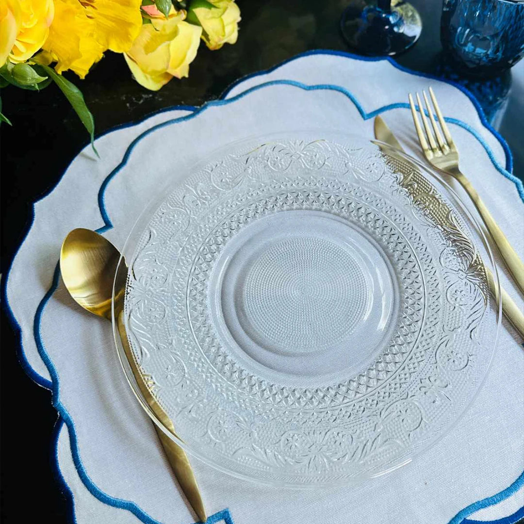 SERENA PLACEMATS BLUE (SET OF 4)