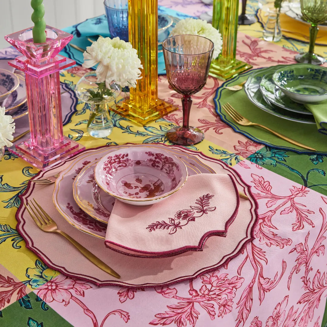 FIORENZA NAPKINS PINK/FUCHSIA (SET OF 4)