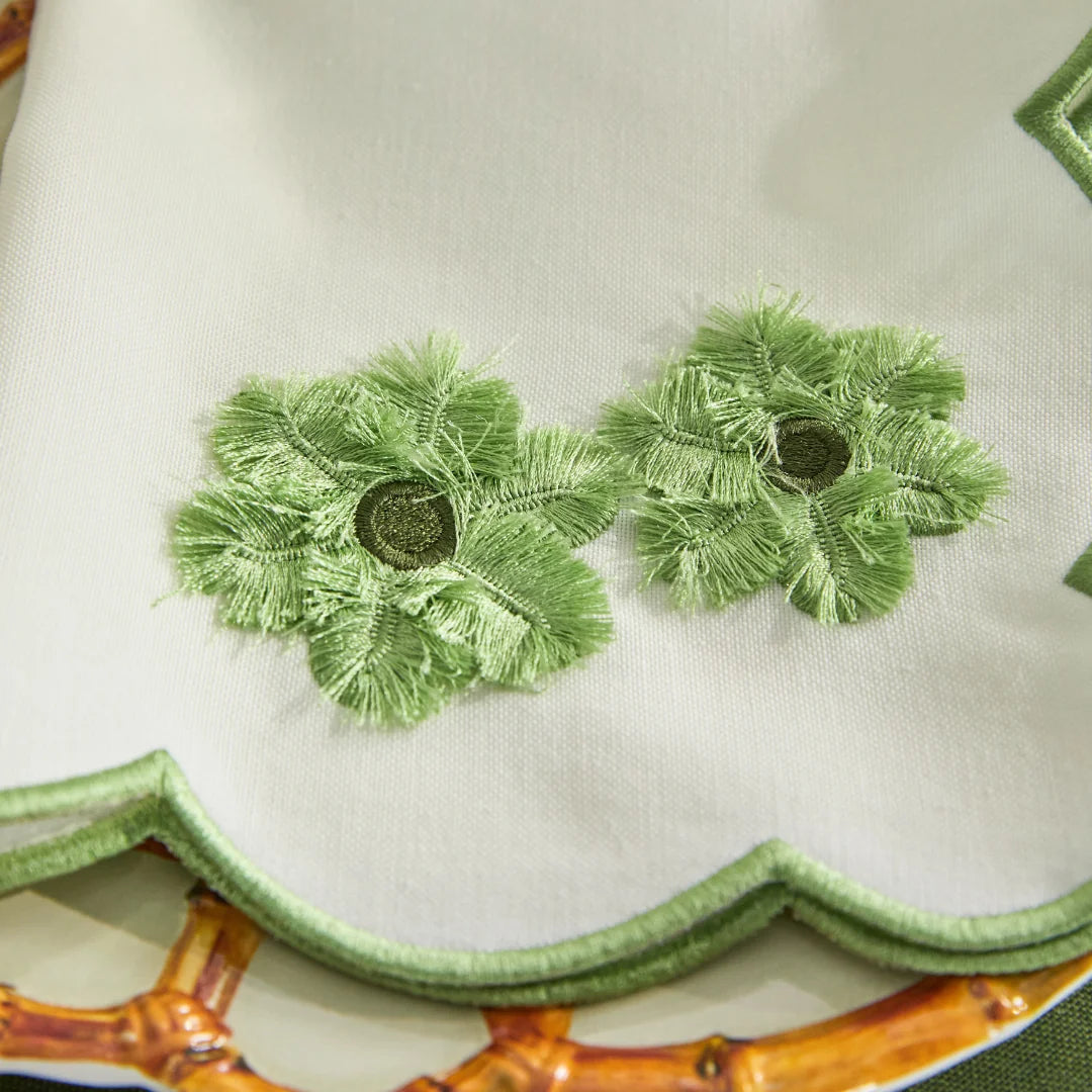 ALICE NAPKINS GREEN (SET OF 4)