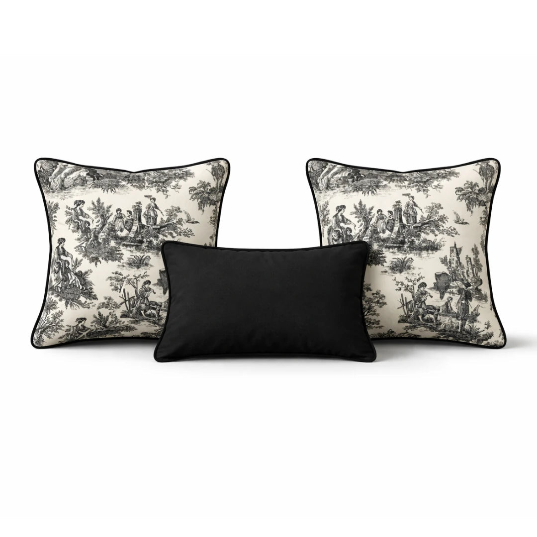 Toile de Jouy Cushion Cover Set