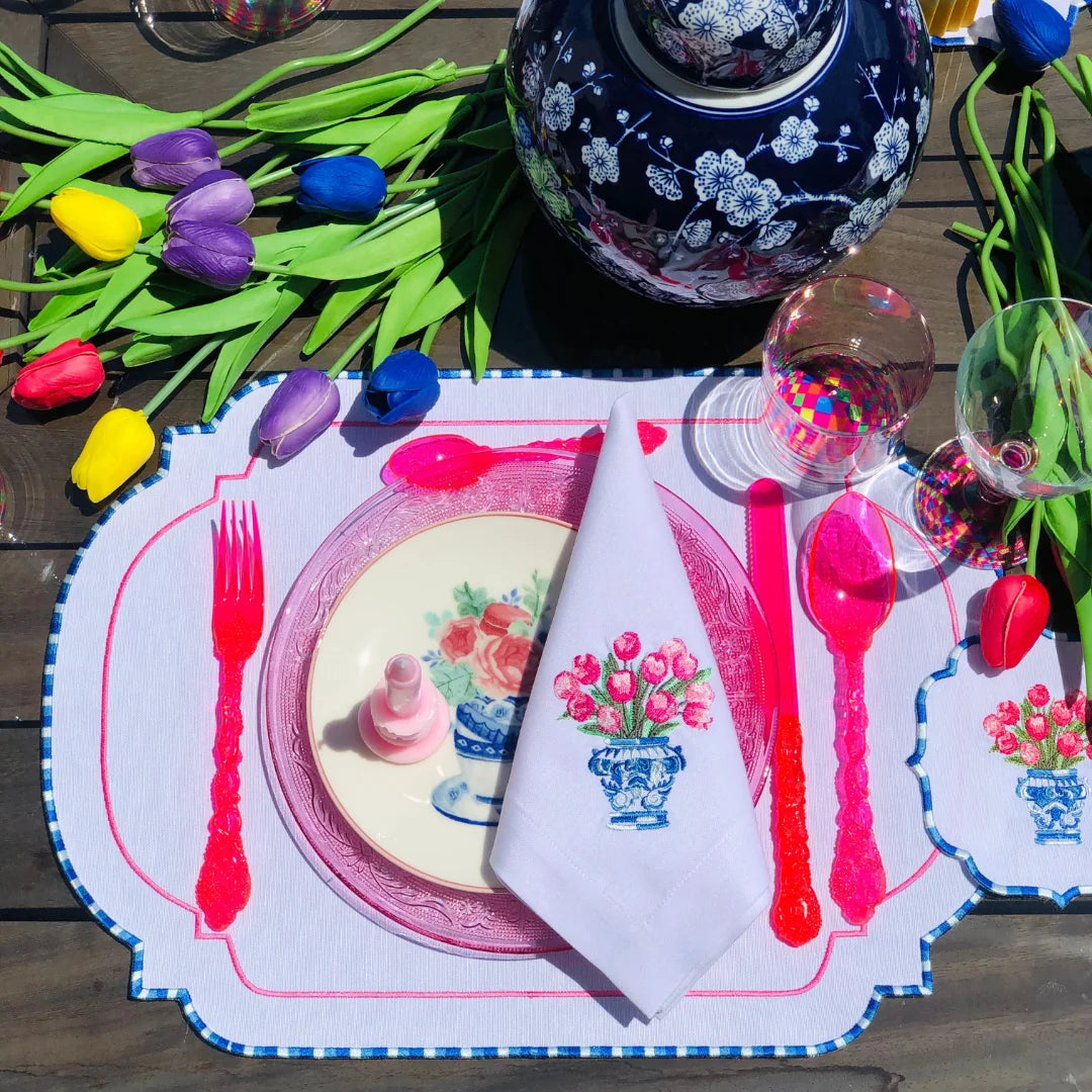LUNA PLACEMATS PINK (SET OF 4)