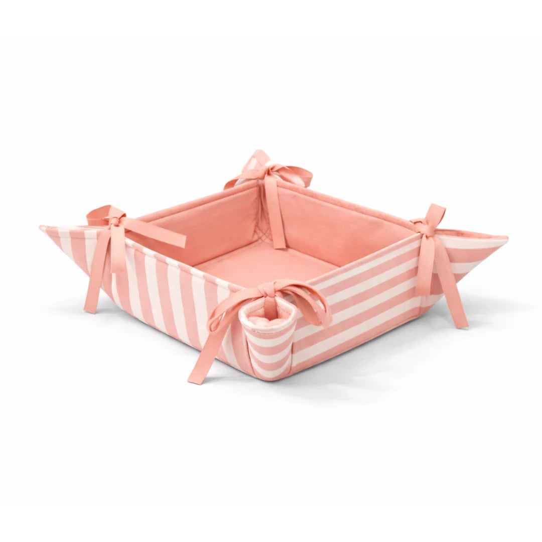STRIPED BREAD BASKET SALMON