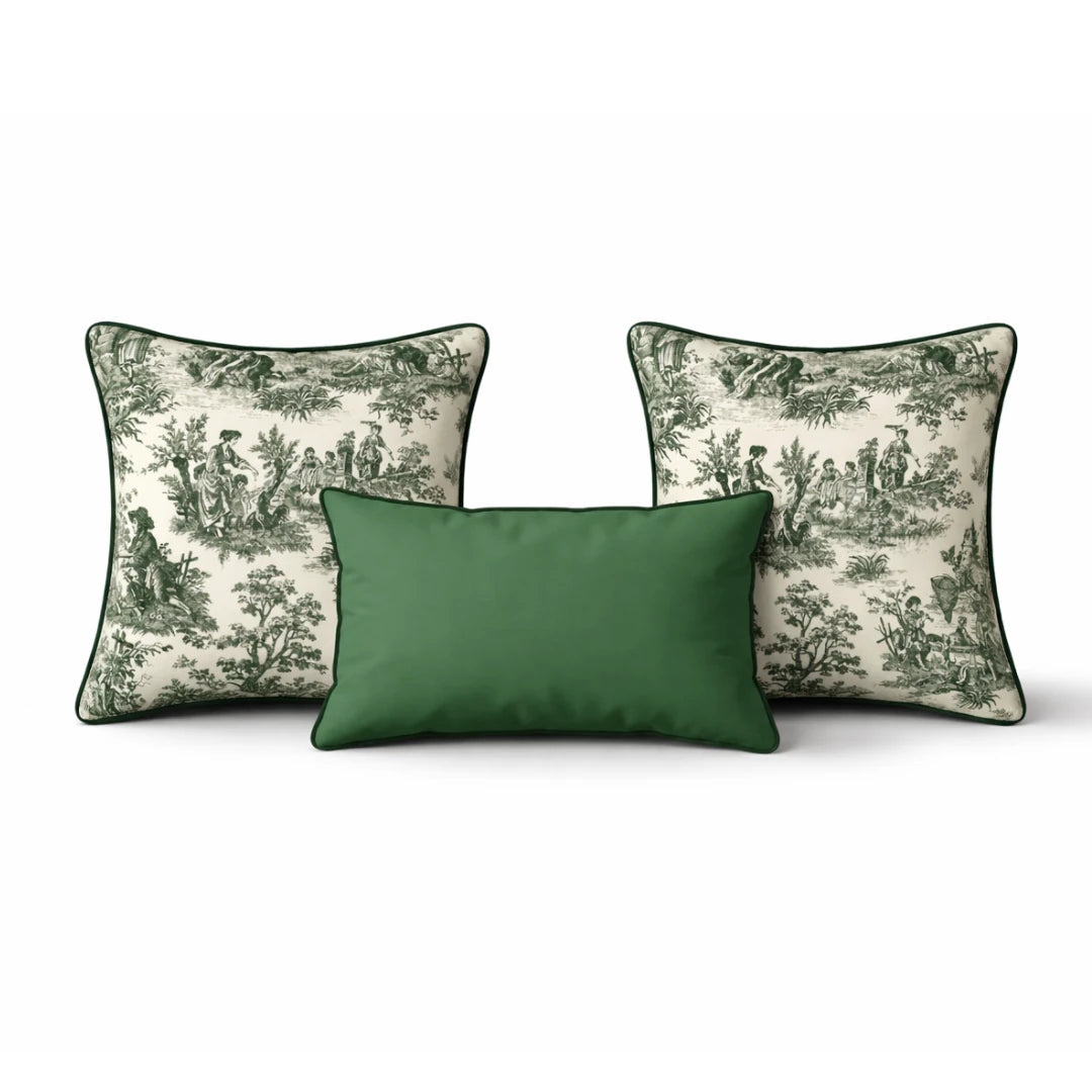 Toile de Jouy Cushion Cover Set