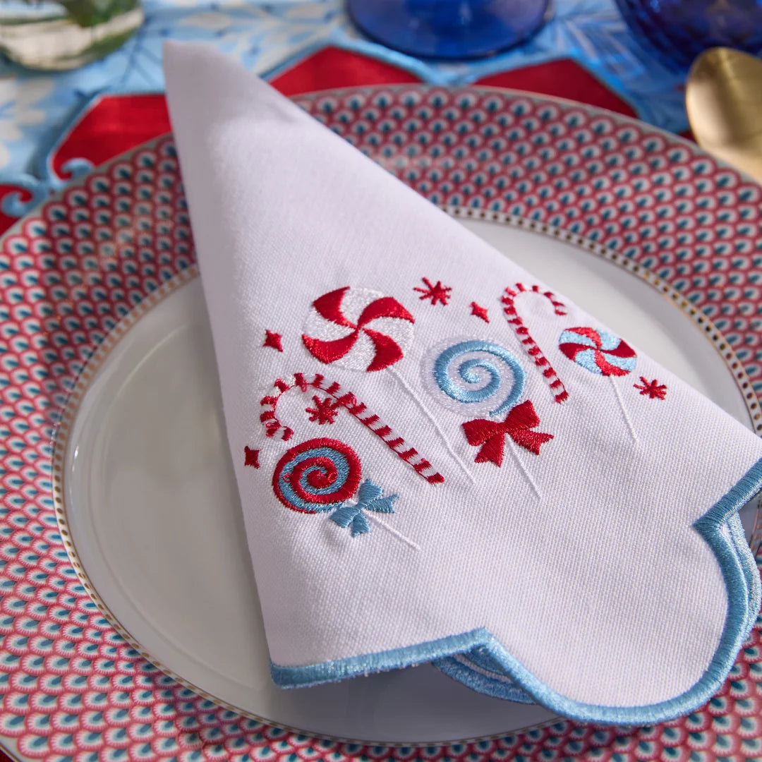 NEW YEAR AZUR NAPKINS (SET OF 4)