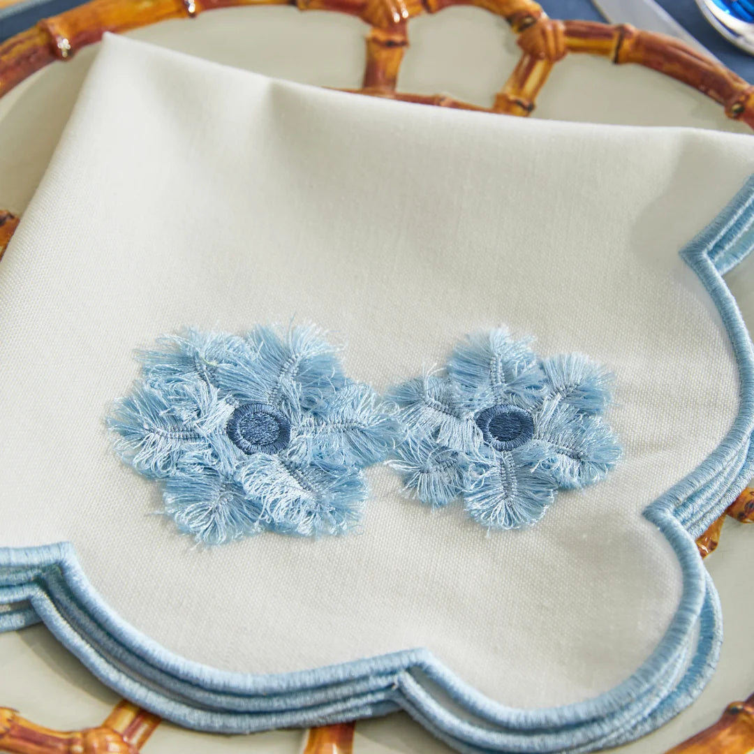 ALICE NAPKINS LIGHT BLUE (SET OF 4)