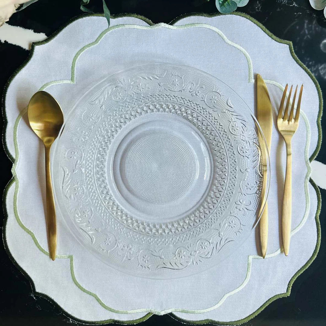 SERENA PLACEMATS GREEN (SET OF 4)