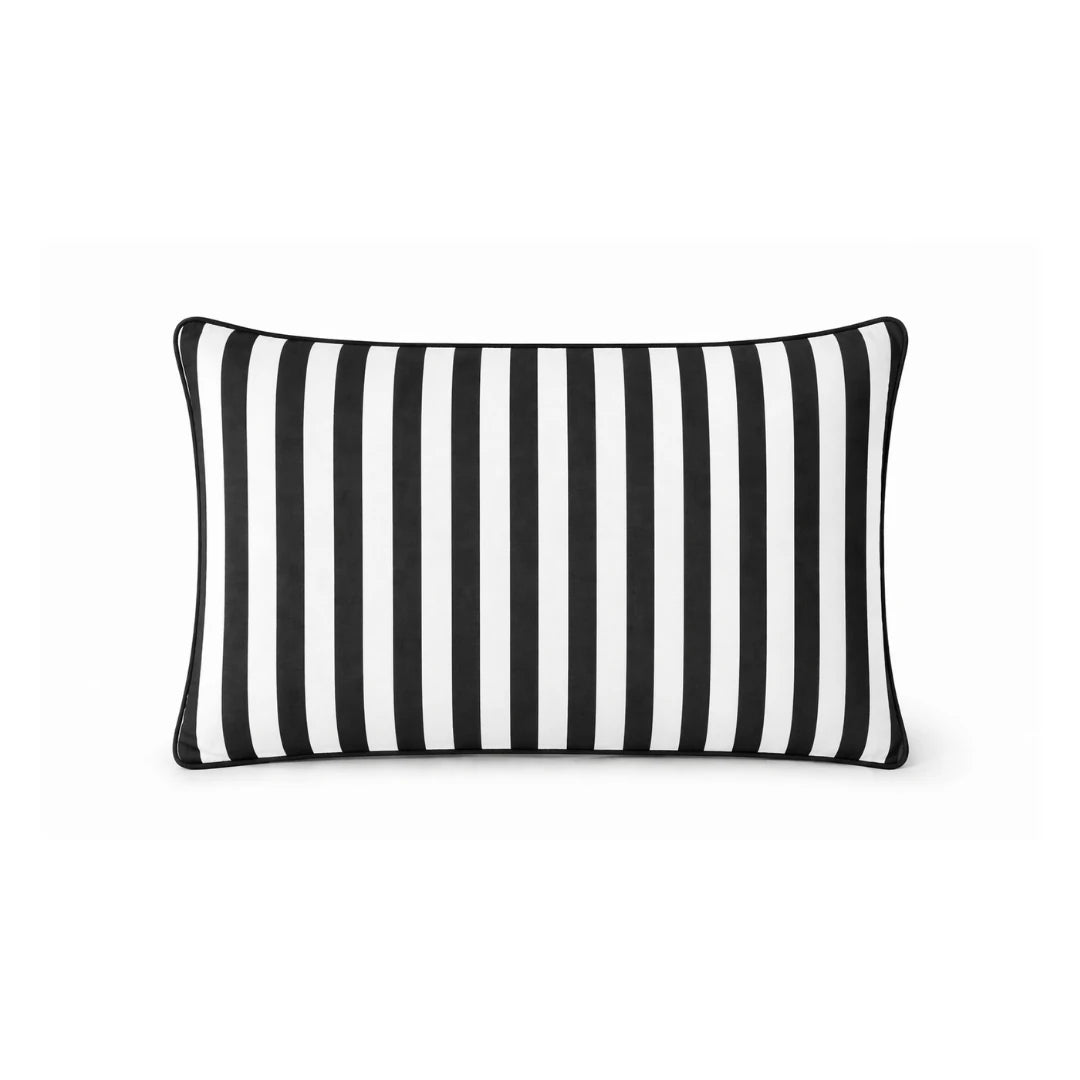 Striped Piped Cushion Cover, 30x50 cm