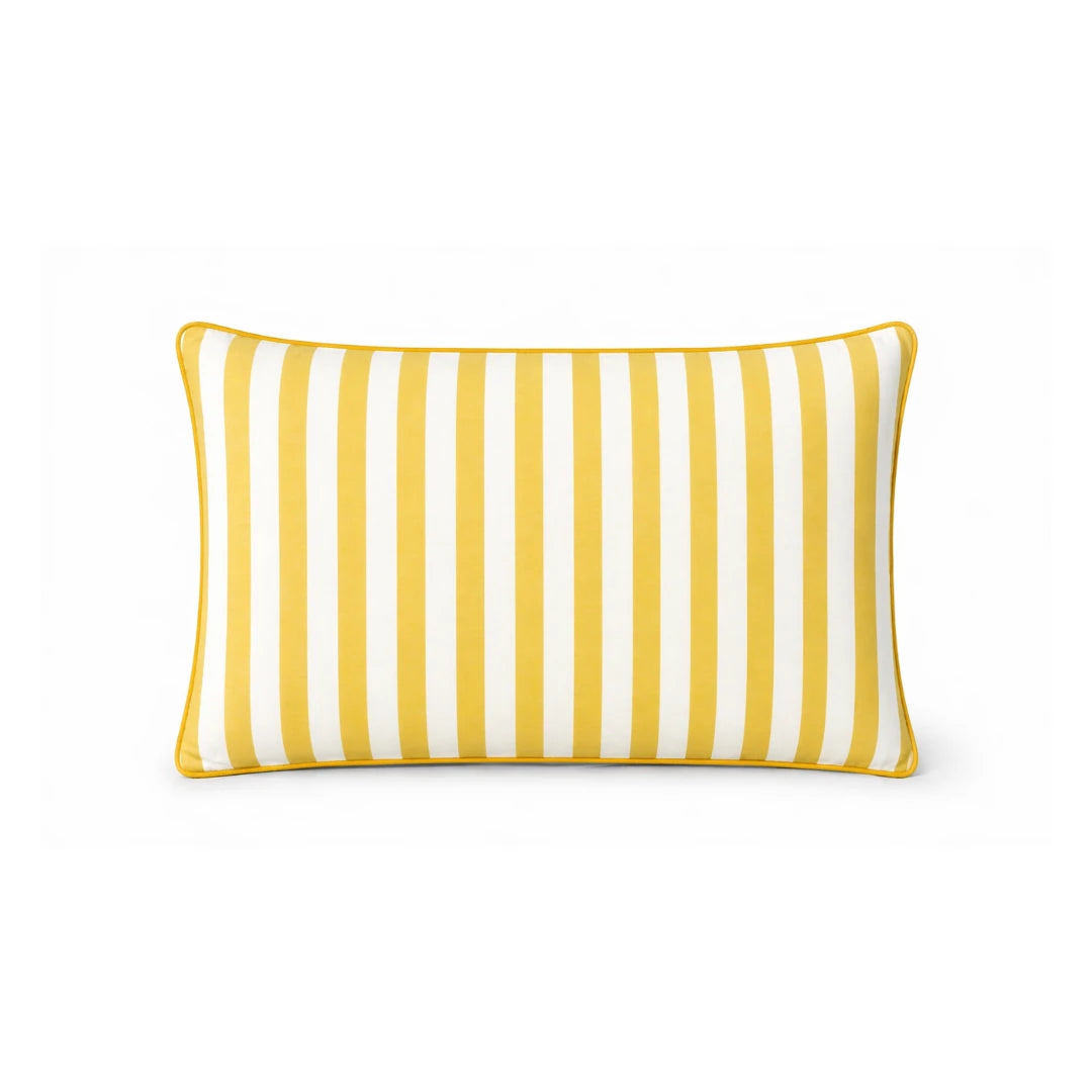 Striped Piped Cushion Cover, 30x50 cm