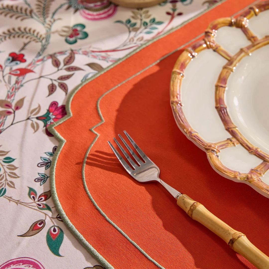 LUNA PLACEMATS ORANGE (SET OF 4)