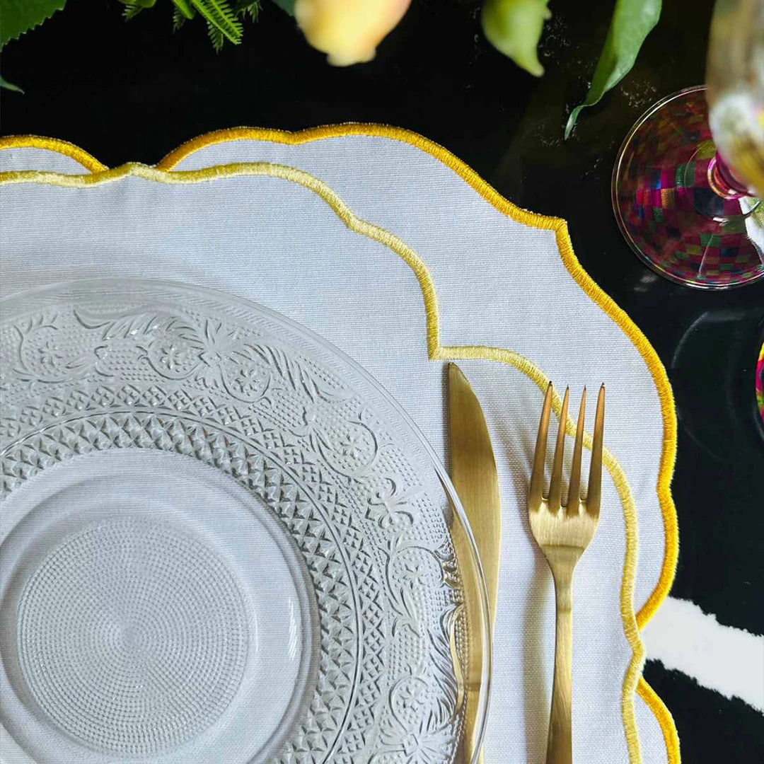 SERENA PLACEMATS YELLOW (SET OF 4)