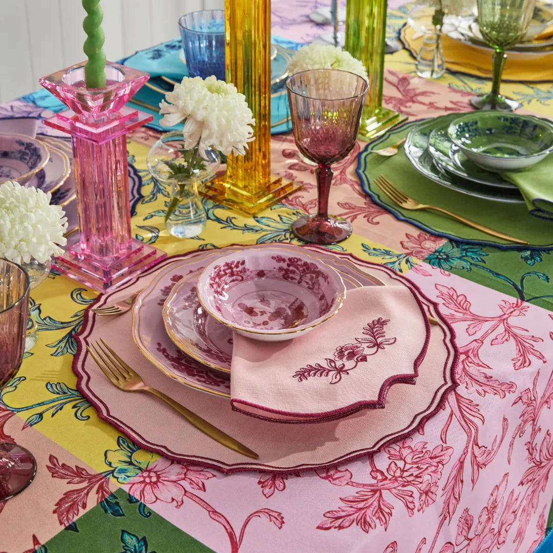FIORENZA NAPKINS PINK/FUCHSIA (SET OF 4)