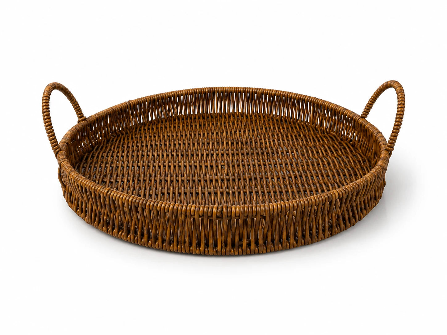 RATTAN LIDDED CAKE STAND