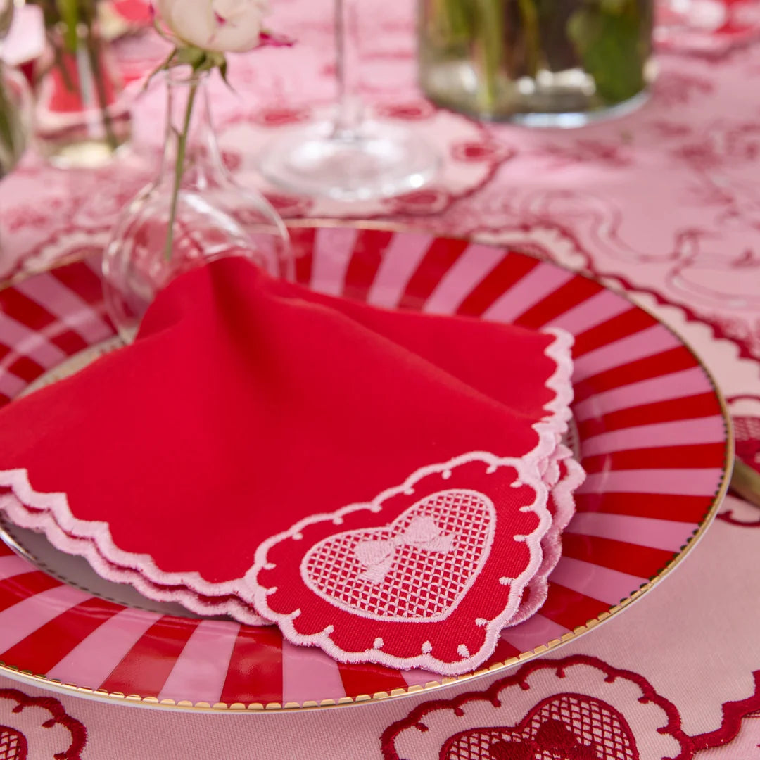 ROSIE NAPKINS RED (SET OF 4)