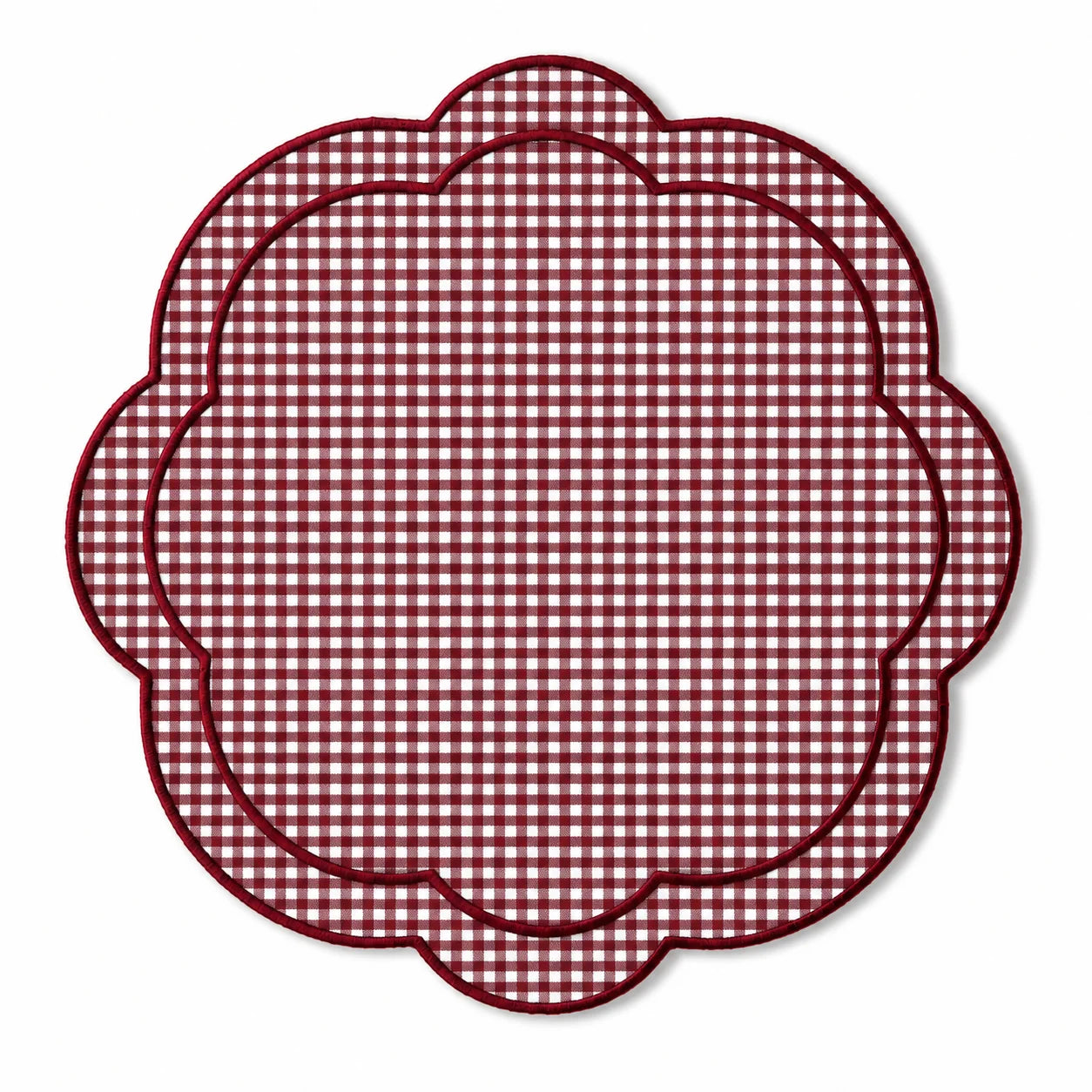 BURGUNDY NARROW PITIKARE PLACEMATS (SET OF 4)
