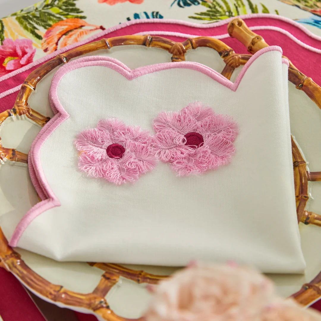 ALICE NAPKINS PINK (SET OF 4)