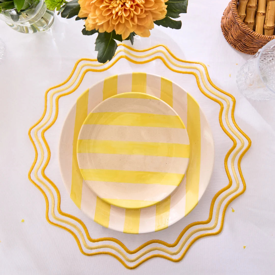 ROMA PLACEMATS YELLOW (SET OF 4)