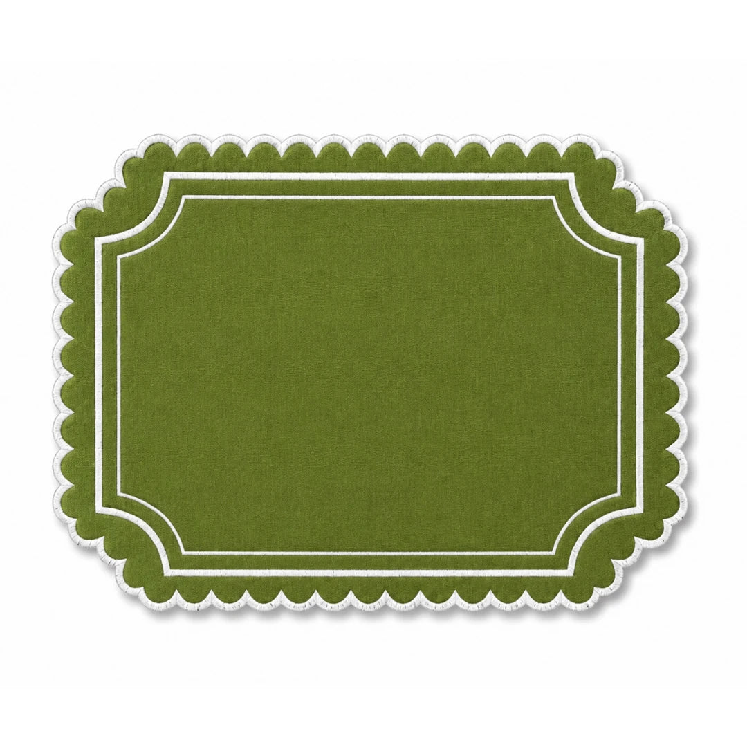 EMMA PLACEMATS GREEN (SET OF 4)