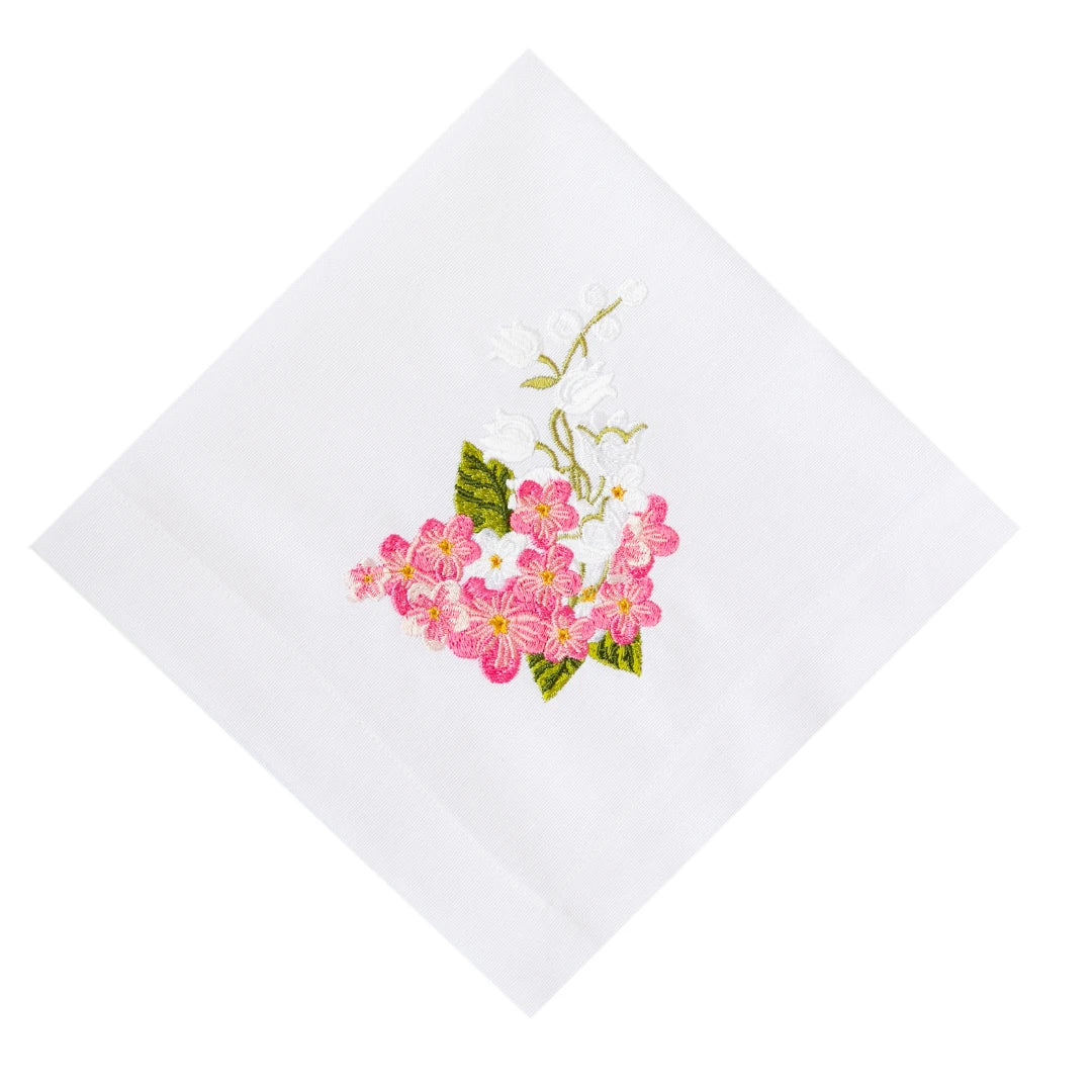 HYDRANGEA DINNER NAPKIN PINK (SET OF 4)