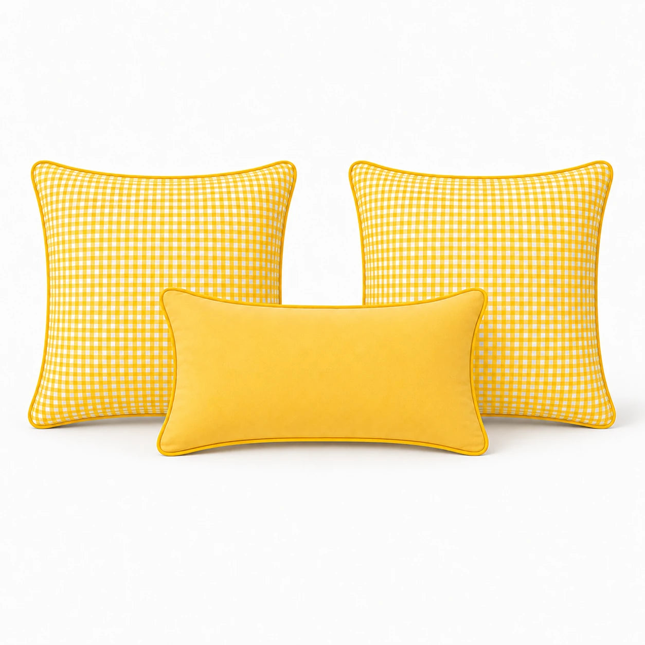 YELLOW PITIKARE CUSHION COVER SET