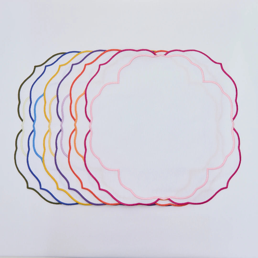 MIXED-COLOR SERENA PLACEMATS (SET OF 6)