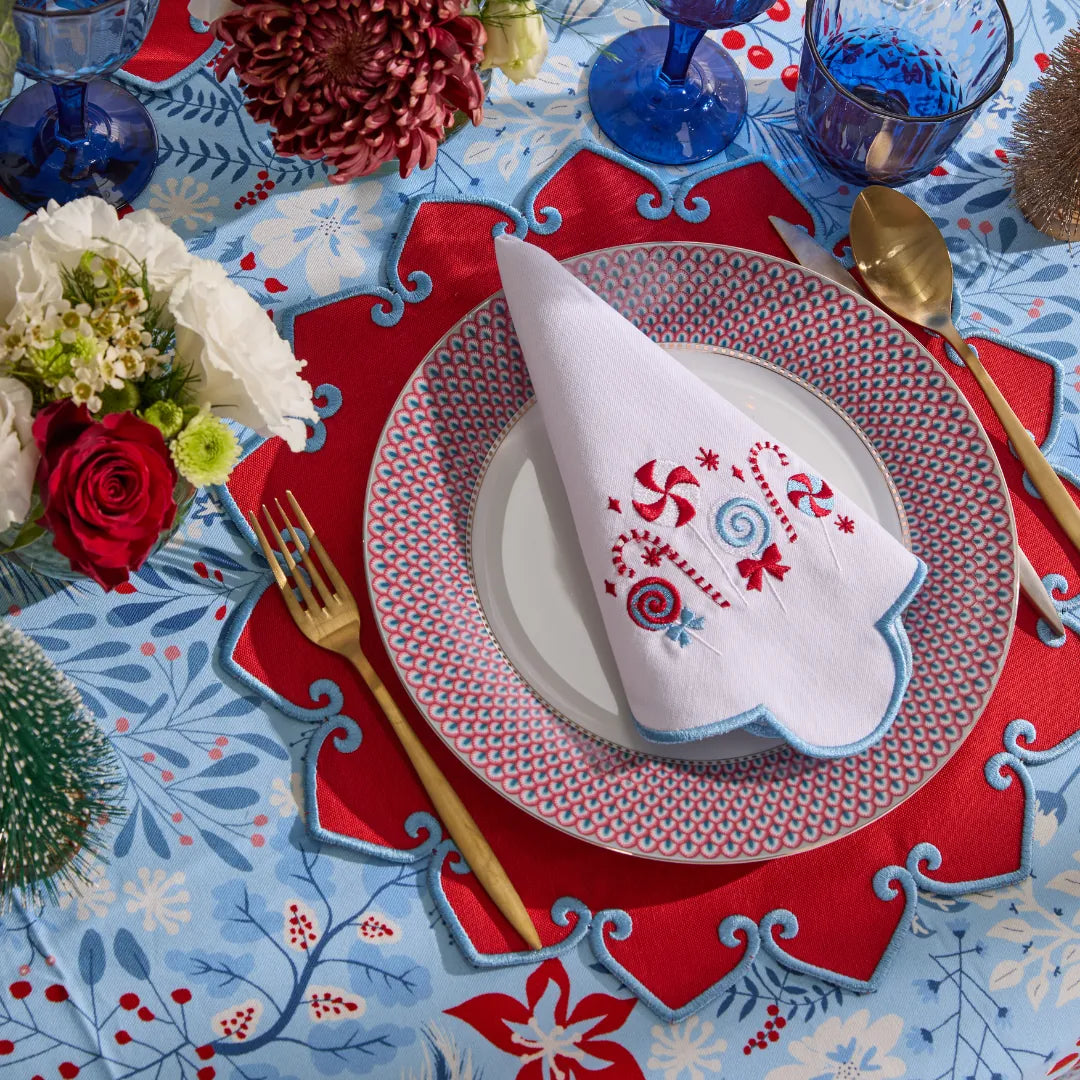 NEW YEAR AZUR NAPKINS (SET OF 4)