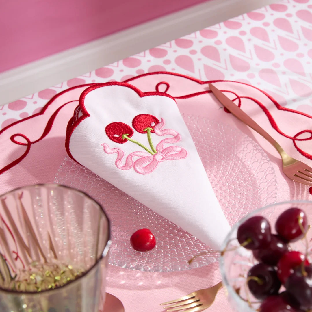 CHERRY NAPKINS (SET OF 4)