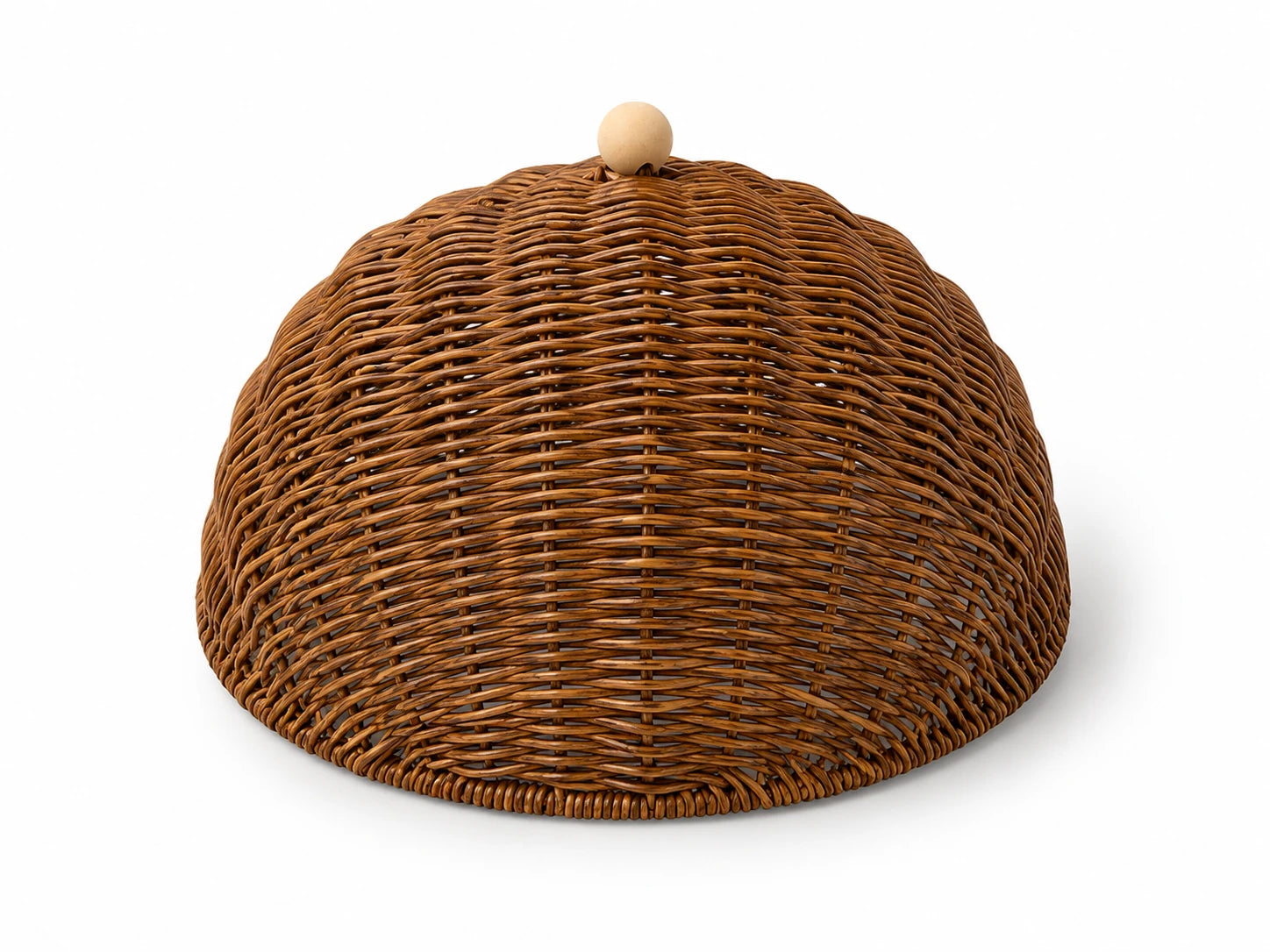 RATTAN LIDDED CAKE STAND