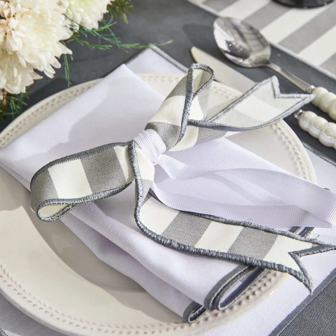 MABEL NAPKINS GRAY (SET OF 4)