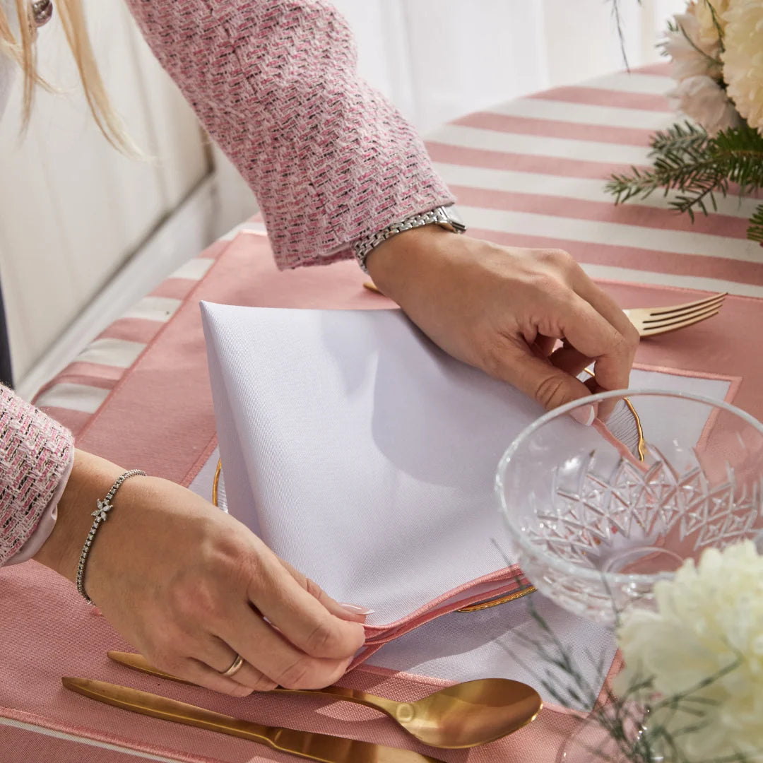 MABEL NAPKINS PINK (SET OF 4)