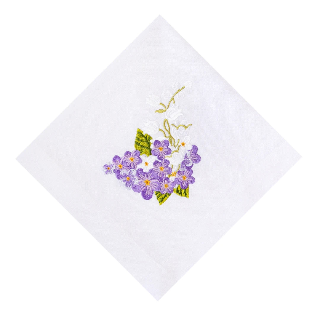 HYDRANGEA DINNER NAPKIN PURPLE (SET OF 4)
