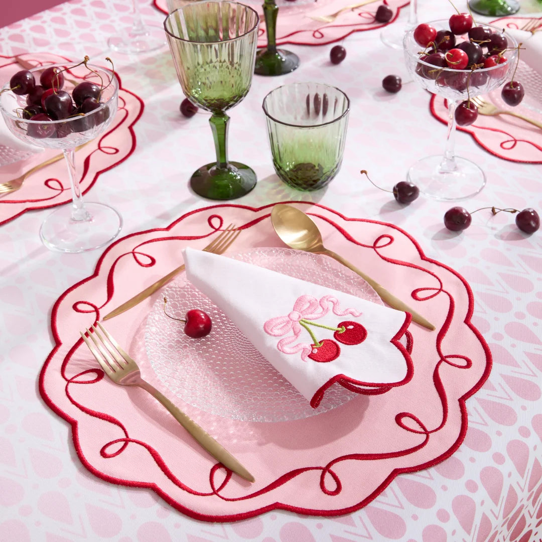 CHERRY NAPKINS (SET OF 4)