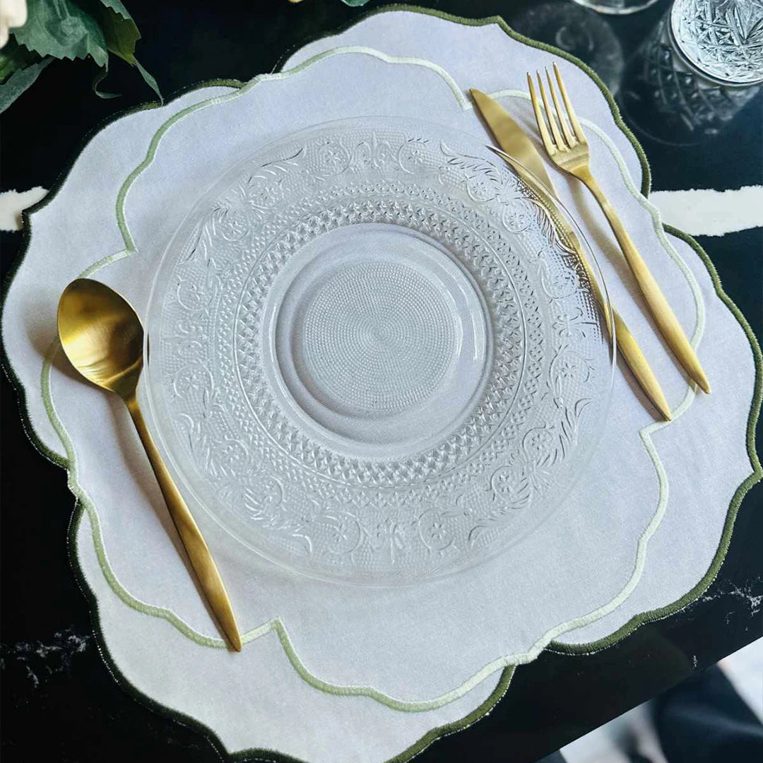 SERENA PLACEMATS GREEN (SET OF 4)