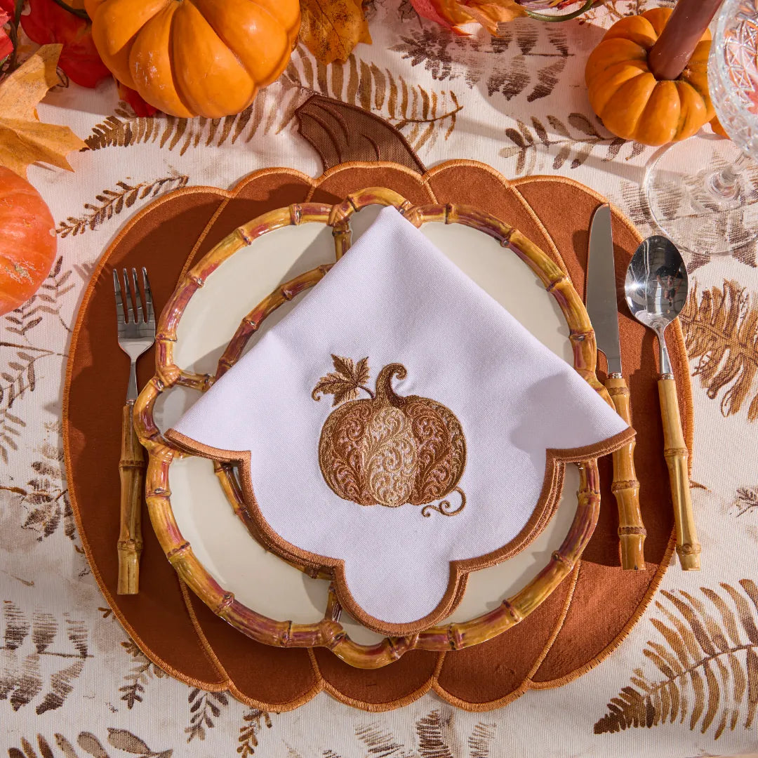 PUMPKIN NAPKINS (SET OF 4)