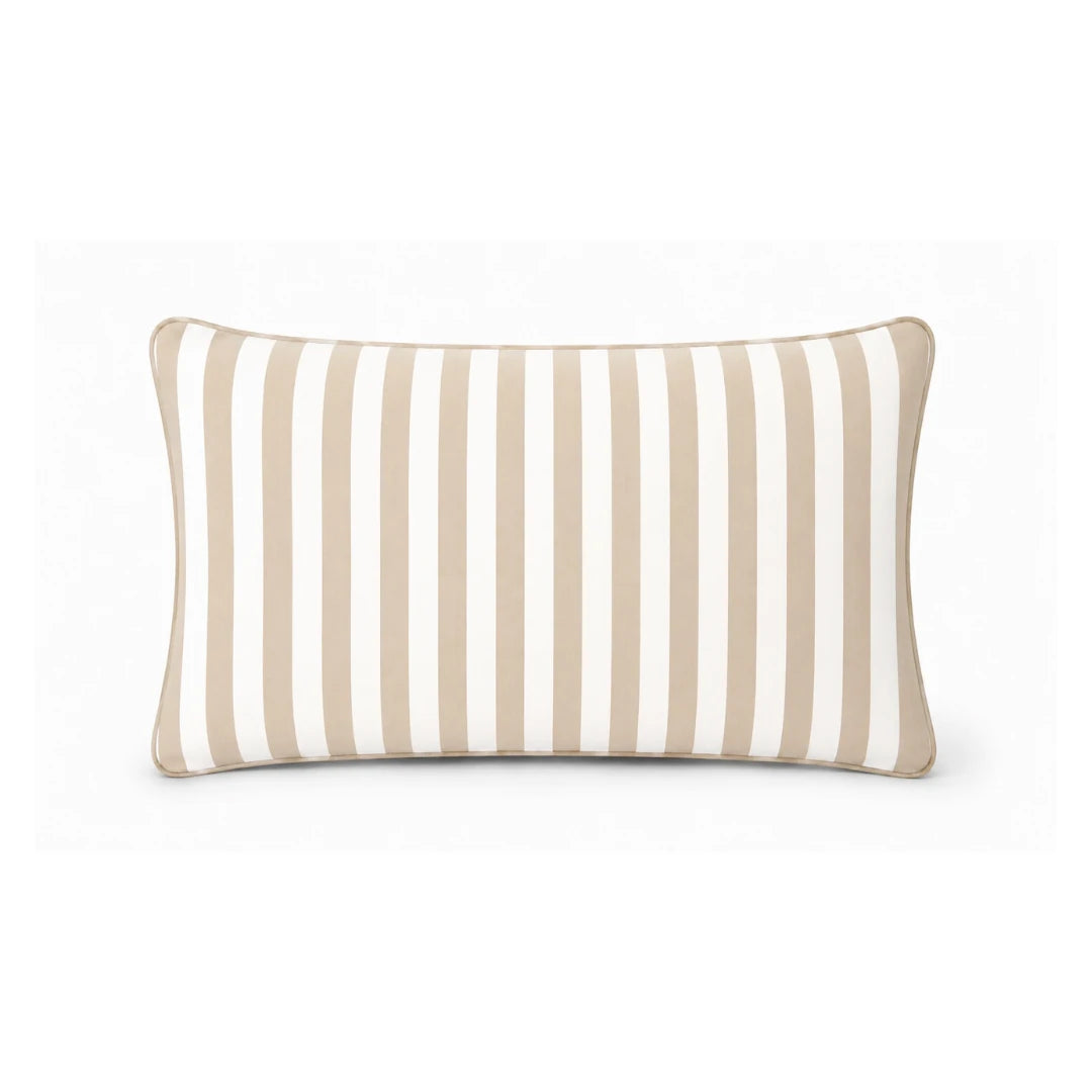 Striped Piped Cushion Cover, 30x50 cm