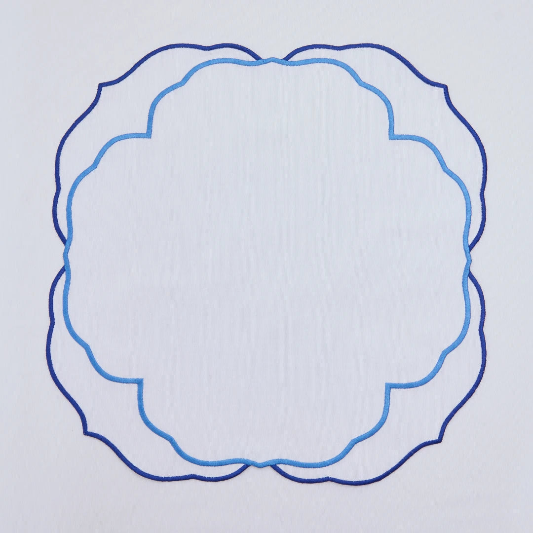 SERENA PLACEMATS BLUE (SET OF 4)