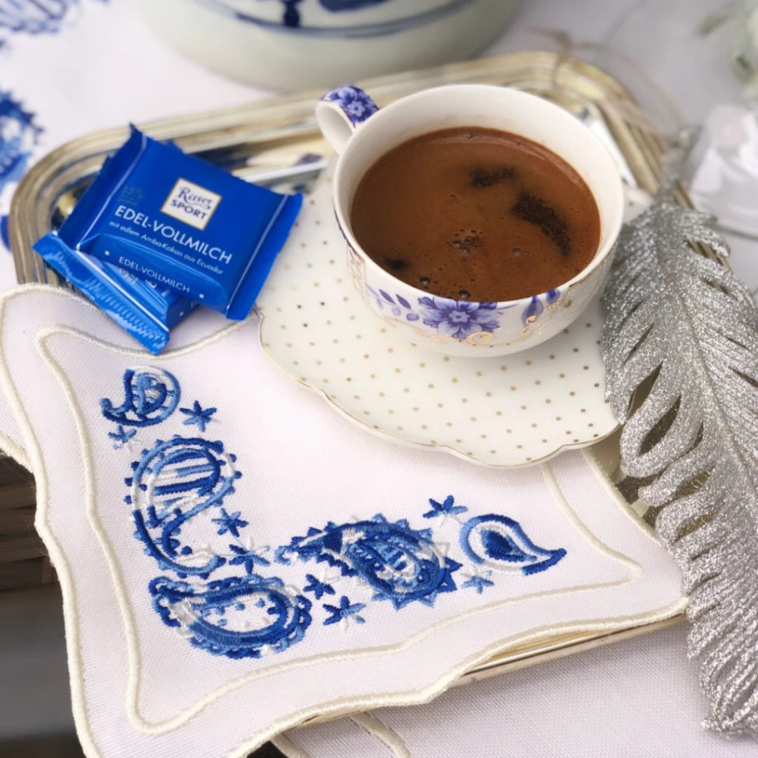 SHAWL COCKTAIL NAPKINS (SET OF 4)
