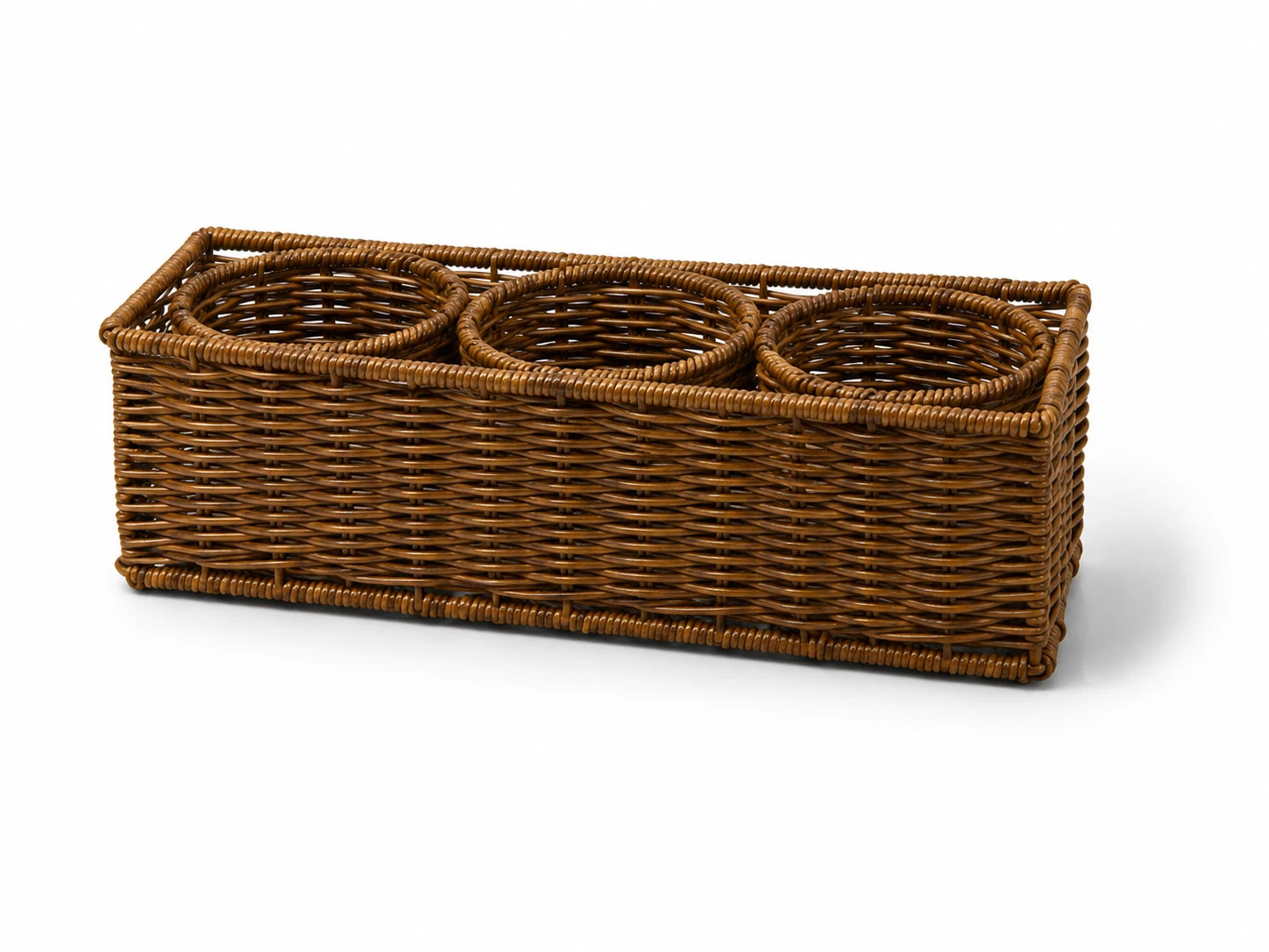 RATTAN CUTLERY ORGANIZER