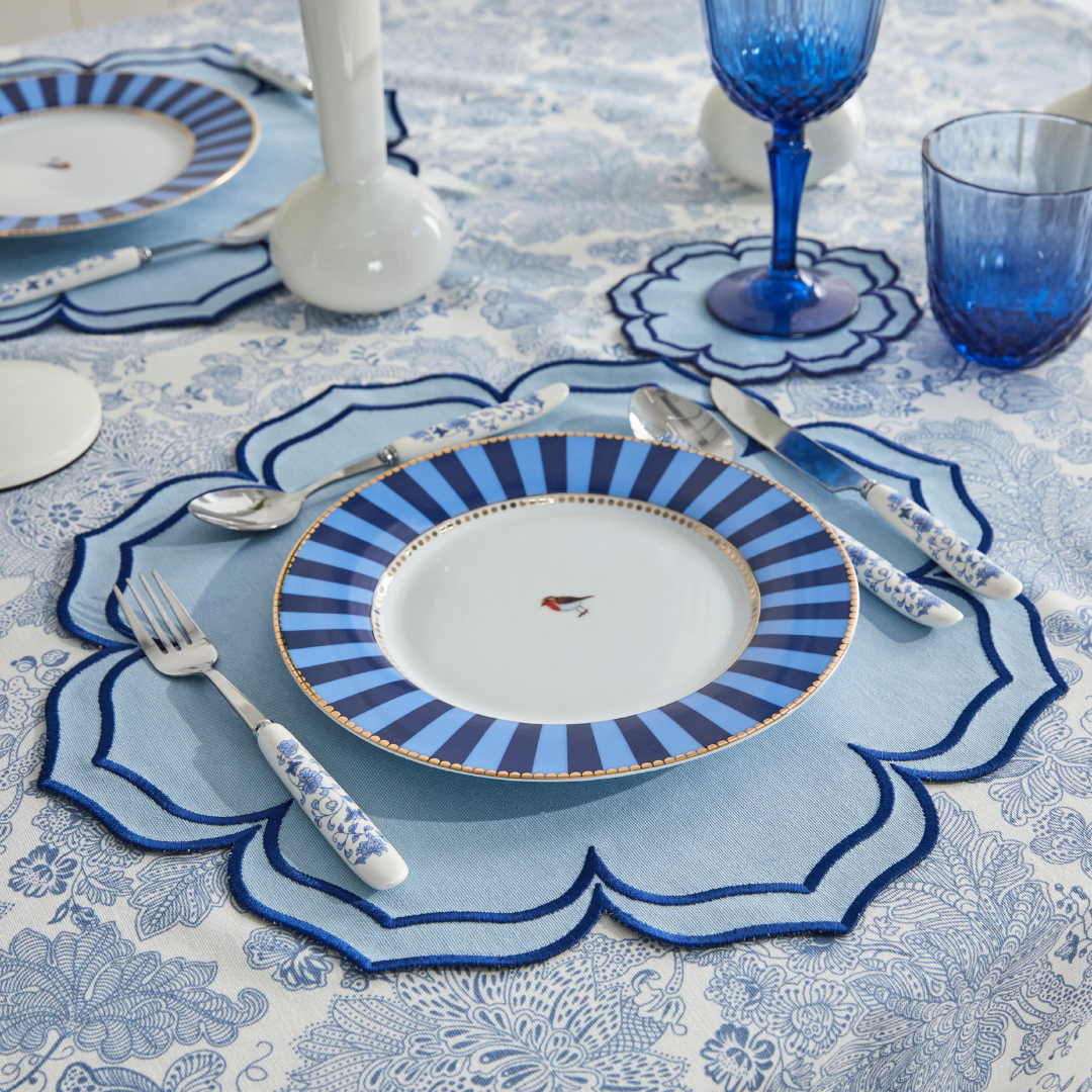 FIONA PLACEMATS BLUE (SET OF 4)