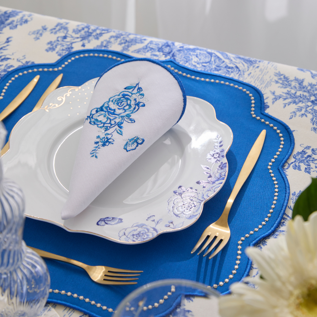 ROYAL NAPKINS BLUE (SET OF 4)