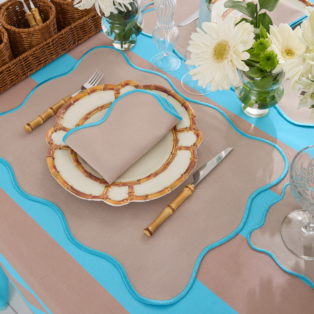 VALERIO NAPKINS BLUE (SET OF 4)