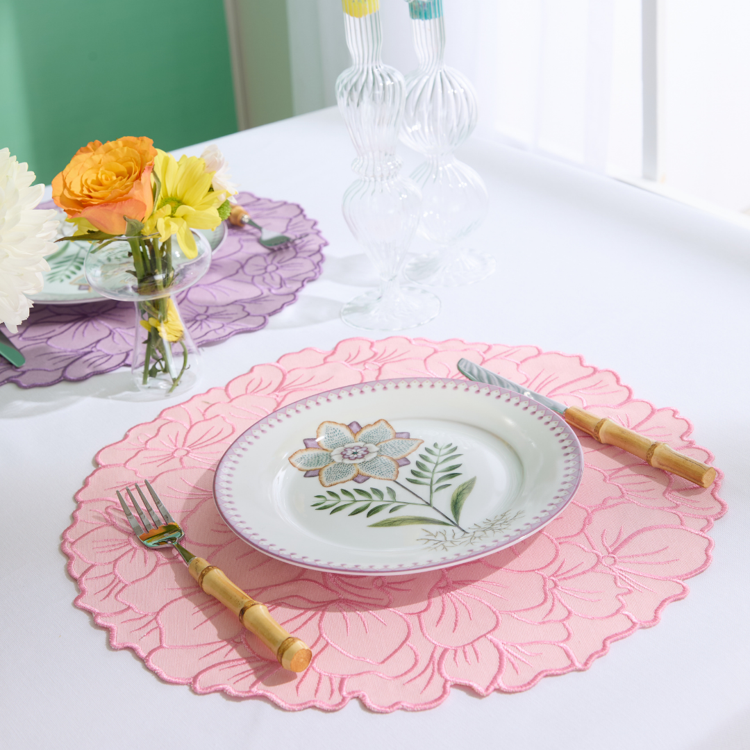 FLORA PLACEMATS PINK (SET OF 4)