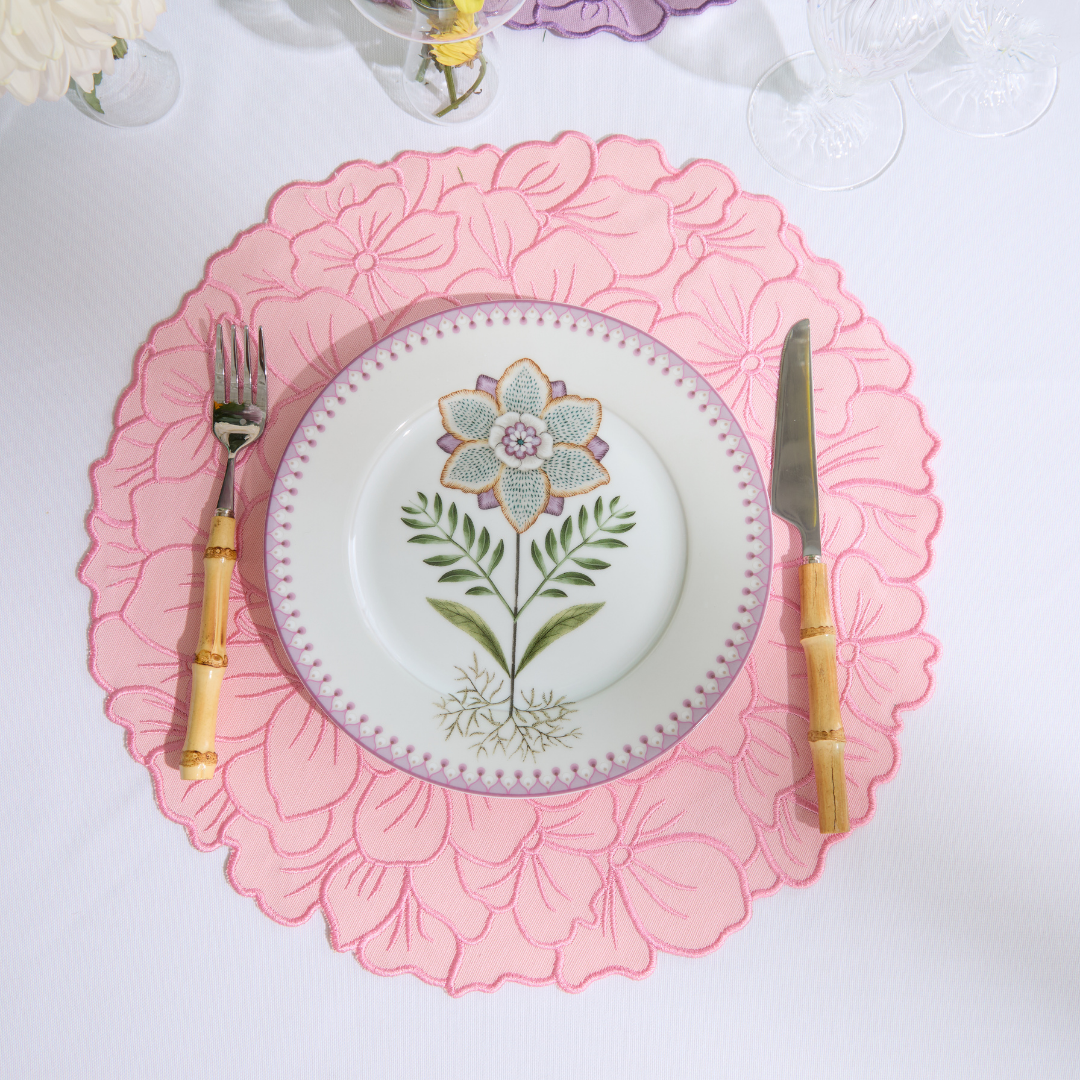 FLORA PLACEMATS PINK (SET OF 4)